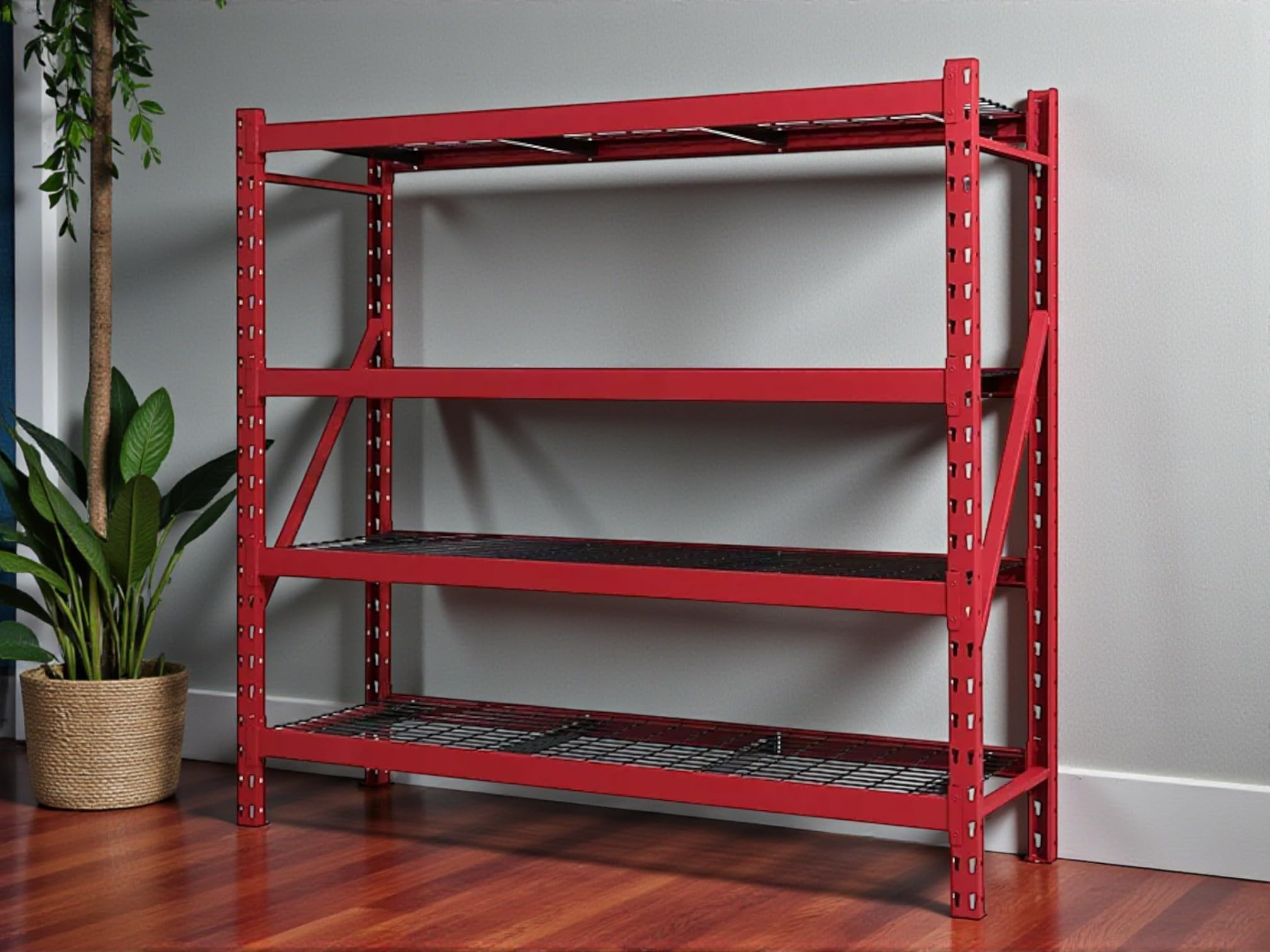 Amazon.com: Heavy Duty Member Mark 4-Shelf Industrial Storage Rack